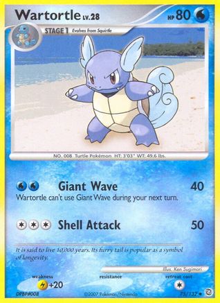 Wartortle (Reverse Holofoil)