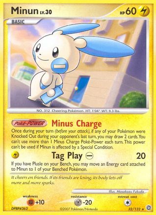 Minun (Reverse Holofoil)