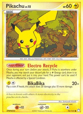 Pikachu (Reverse Holofoil)