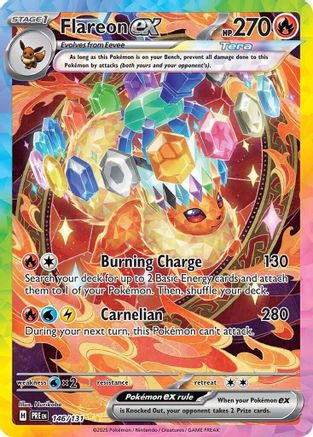 Flareon ex - 146/131 (Holofoil)
