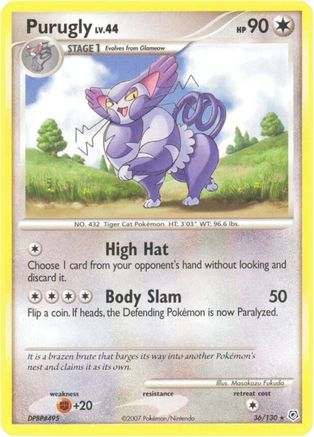 Purugly (Reverse Holofoil)