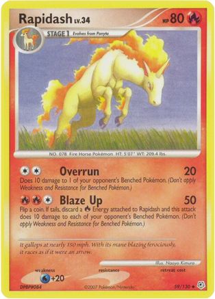 Rapidash (Reverse Holofoil)