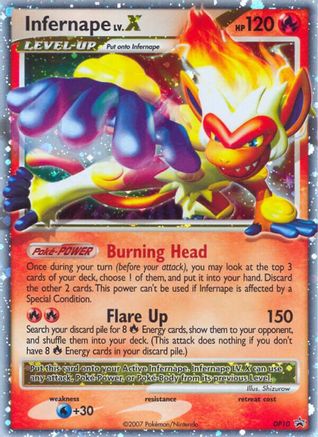 Infernape LV.X - DP10 (Holofoil)