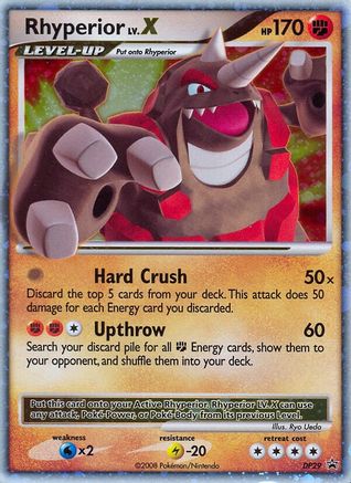 Rhyperior LV.X - DP29 (Holofoil)