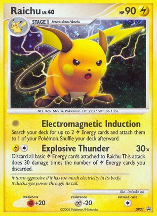 Raichu - DP21 (Holofoil)
