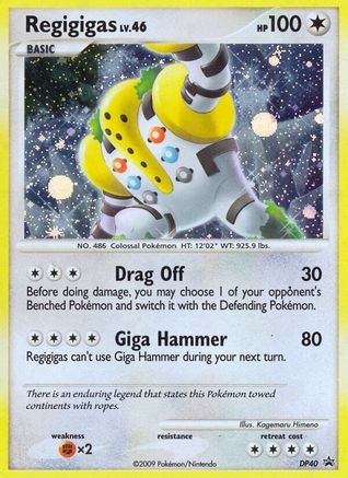 Regigigas - DP40 (Holofoil)