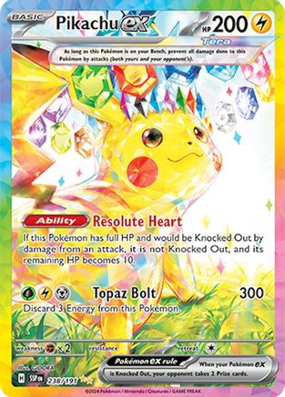Pikachu ex - 238/191 (Holofoil)