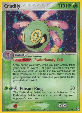 Cradily (Reverse Holofoil)
