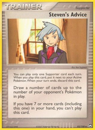 Steven's Advice (Reverse Holofoil)