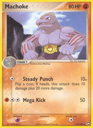 Machoke (Reverse Holofoil)