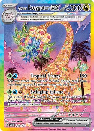 Alolan Exeggutor ex - 242/191 (Holofoil)