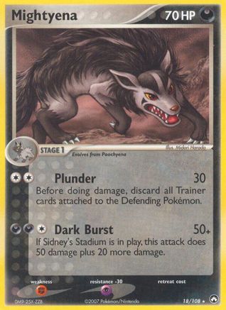 Mightyena (Reverse Holofoil)