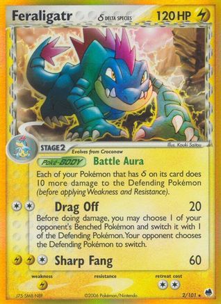 Feraligatr (Delta Species) (Reverse Holofoil)