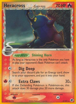 Heracross (Delta Species) (Reverse Holofoil)