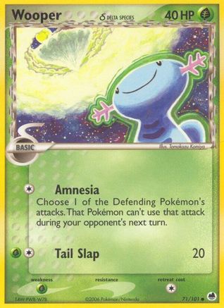 Wooper (Delta Species) (Reverse Holofoil)