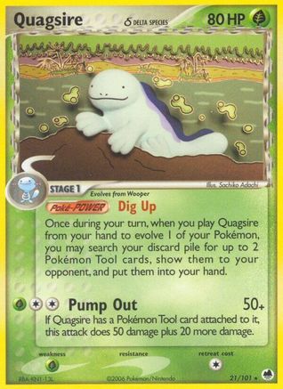 Quagsire (Delta Species) (Reverse Holofoil)