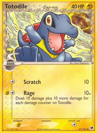 Totodile (Delta Species) (Reverse Holofoil)