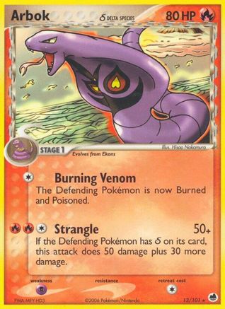 Arbok (Delta Species) (Reverse Holofoil)