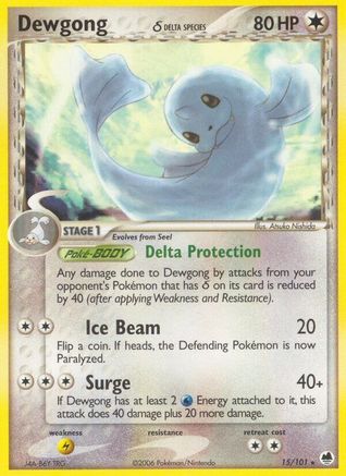 Dewgong (Delta Species) (Reverse Holofoil)