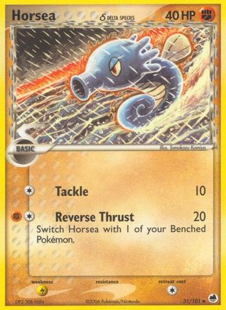Horsea - 031/101 (Delta Species) (Reverse Holofoil)