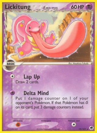 Lickitung (Delta Species) (Reverse Holofoil)