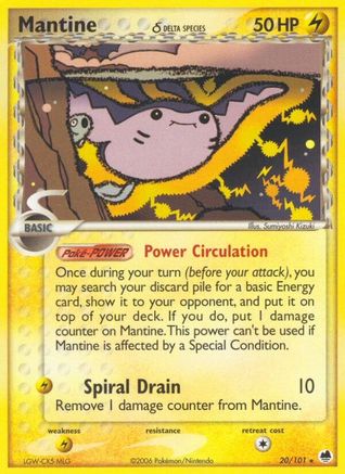 Mantine (Delta Species) (Reverse Holofoil)