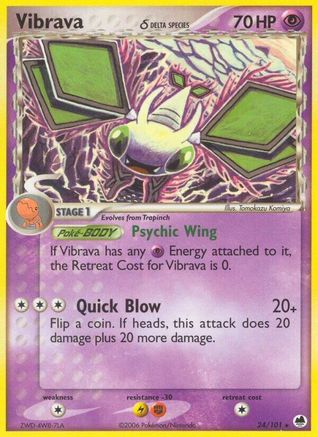 Vibrava - 024/101 (Delta Species) (Reverse Holofoil)