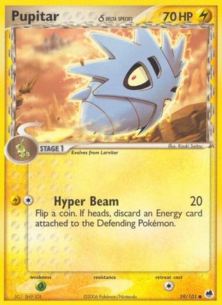 Pupitar (Delta Species) (Reverse Holofoil)