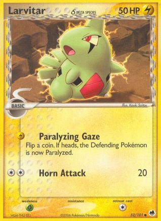 Larvitar (Delta Species) (Reverse Holofoil)