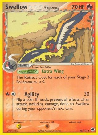 Swellow (Delta Species) (Reverse Holofoil)