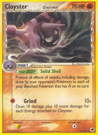 Cloyster (Delta Species) (Reverse Holofoil)
