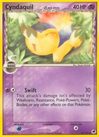 Cyndaquil (Delta Species) (Reverse Holofoil)