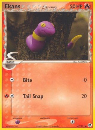 Ekans (Delta Species) (Reverse Holofoil)