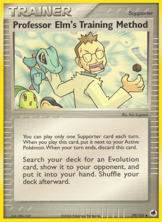 Professor Elm's Training Method (Reverse Holofoil)