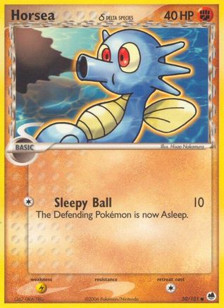 Horsea - 050/101 (Delta Species) (Reverse Holofoil)
