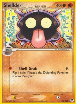 Shellder (Delta Species) (Reverse Holofoil)