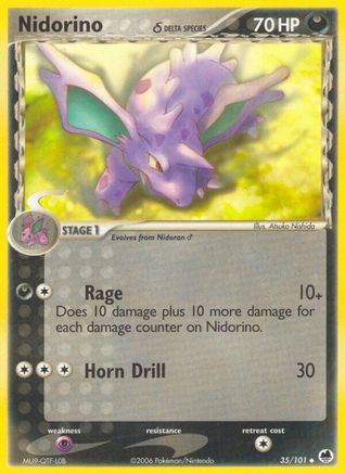 Nidorino (Delta Species) (Reverse Holofoil)