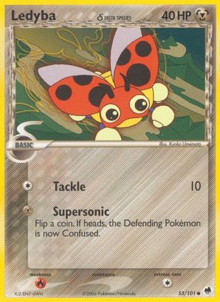 Ledyba (Delta Species) (Reverse Holofoil)