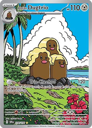 Alolan Dugtrio - 208/191 (Holofoil)
