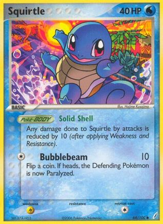 Squirtle - 064/100 (Reverse Holofoil)