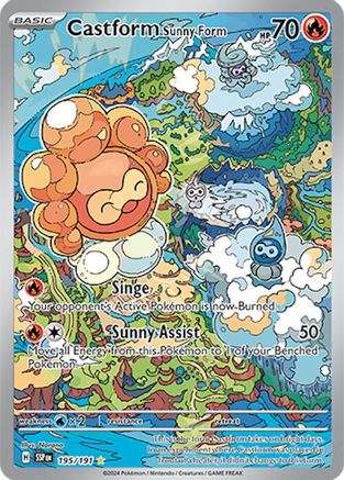 Castform Sunny Form - 195/191 (Holofoil)