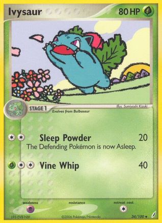 Ivysaur - 034/100 (Reverse Holofoil)