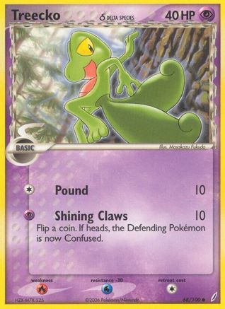 Treecko (Delta Species) (Reverse Holofoil)