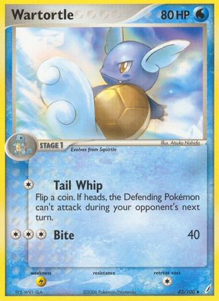 Wartortle - 043/100 (Reverse Holofoil)