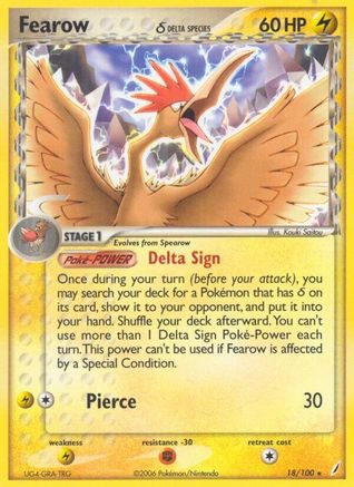 Fearow (Delta Species) (Reverse Holofoil)