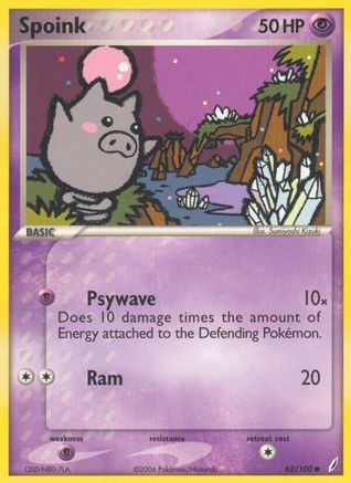 Spoink (Reverse Holofoil)