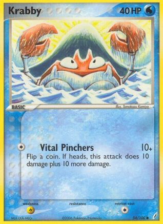Krabby (Reverse Holofoil)