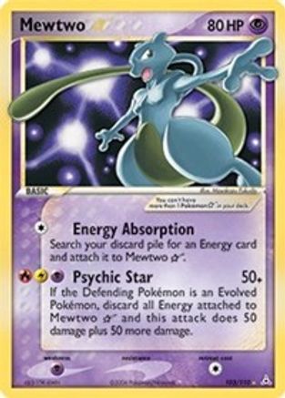Mewtwo Star (Holofoil)