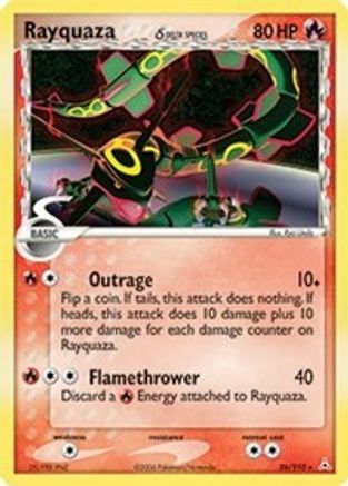 Rayquaza - 026/110 (Delta Species) (Reverse Holofoil)