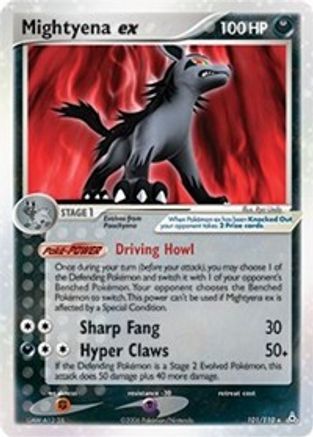 Mightyena ex (Holofoil)